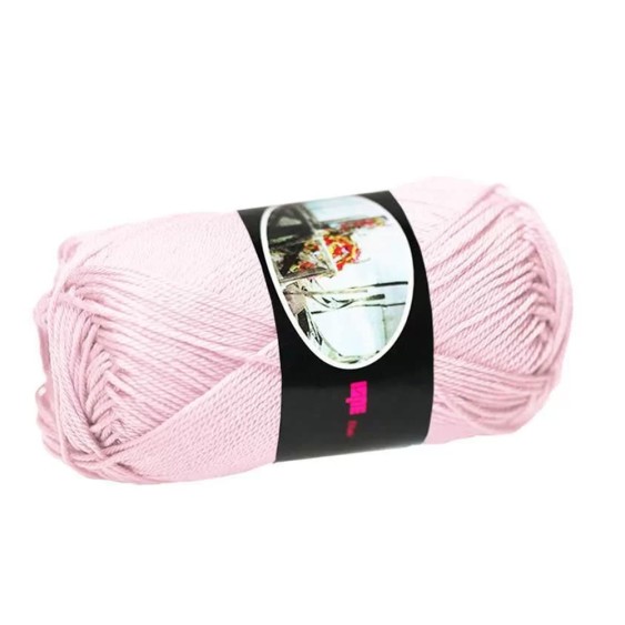 Filato Cotone Egiziano 100% Luxor Ispe – Gomitolo 50 g – Colore Rosa 007