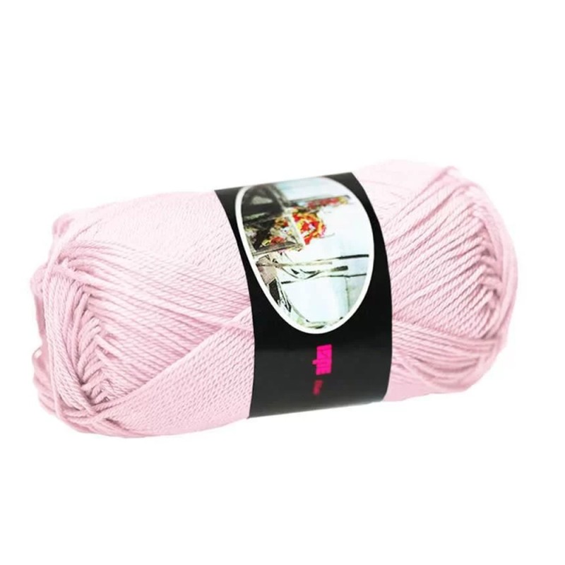 100% Egyptian Cotton Yarn Luxor Ispe – Ball 50 g – Color Pink 007