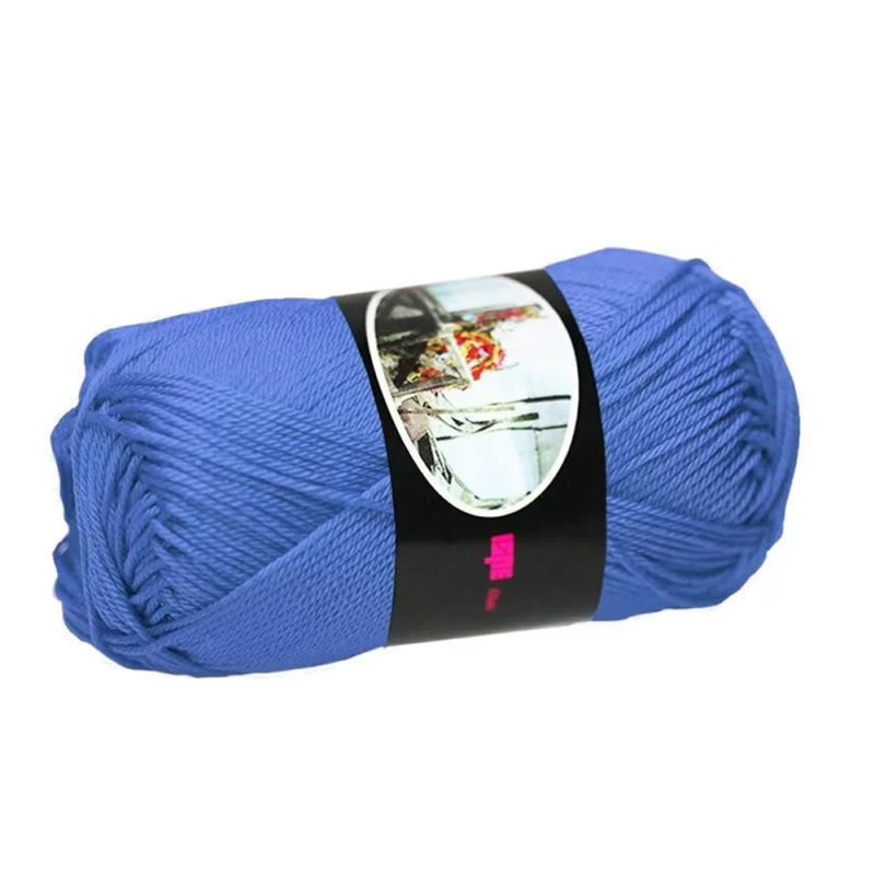 Filato Cotone Egiziano 100% Luxor Ispe – Gomitolo 50 g – Colore Blu di Prussia 018