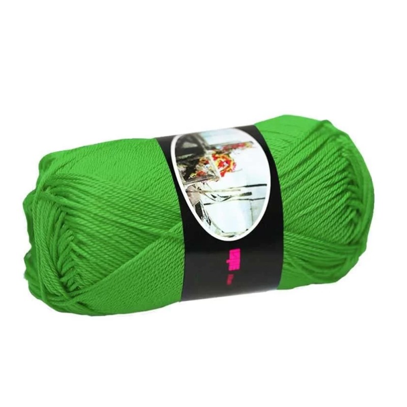 Filato Cotone Egiziano 100% Luxor Ispe – Gomitolo 50 g – Colore Verde Militare 049