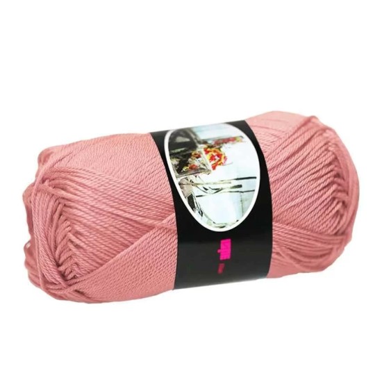 Filato Cotone Egiziano 100% Luxor Ispe – Gomitolo 50 g – Colore Rosa Antico 092