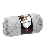 Filato Cotone Egiziano 100% Luxor Ispe – Gomitolo 50 g – Colore Grigio Perla 100