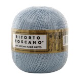 Filato Cotone Egiziano Makò 100% Ritorto Toscano Ispe N. 3 – Gomitolo 100 g – Colore Celeste 006