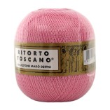 Filato Cotone Egiziano Makò 100% Ritorto Toscano Ispe N. 3 – Gomitolo 100 g – Colore Rosa Pastello 014