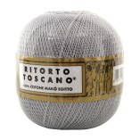 Filato Cotone Egiziano Makò 100% Ritorto Toscano Ispe N. 3 – Gomitolo 100 g – Colore Grigio 023