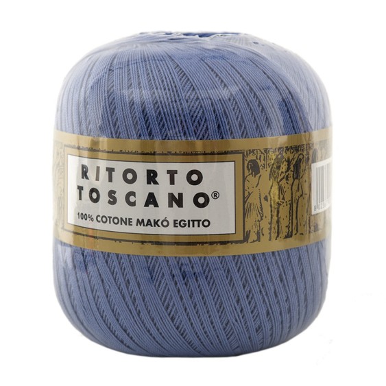 Filato Cotone Egiziano Makò 100% Ritorto Toscano Ispe N. 3 – Gomitolo 100 g – Colore Carta Da Zucchero 026