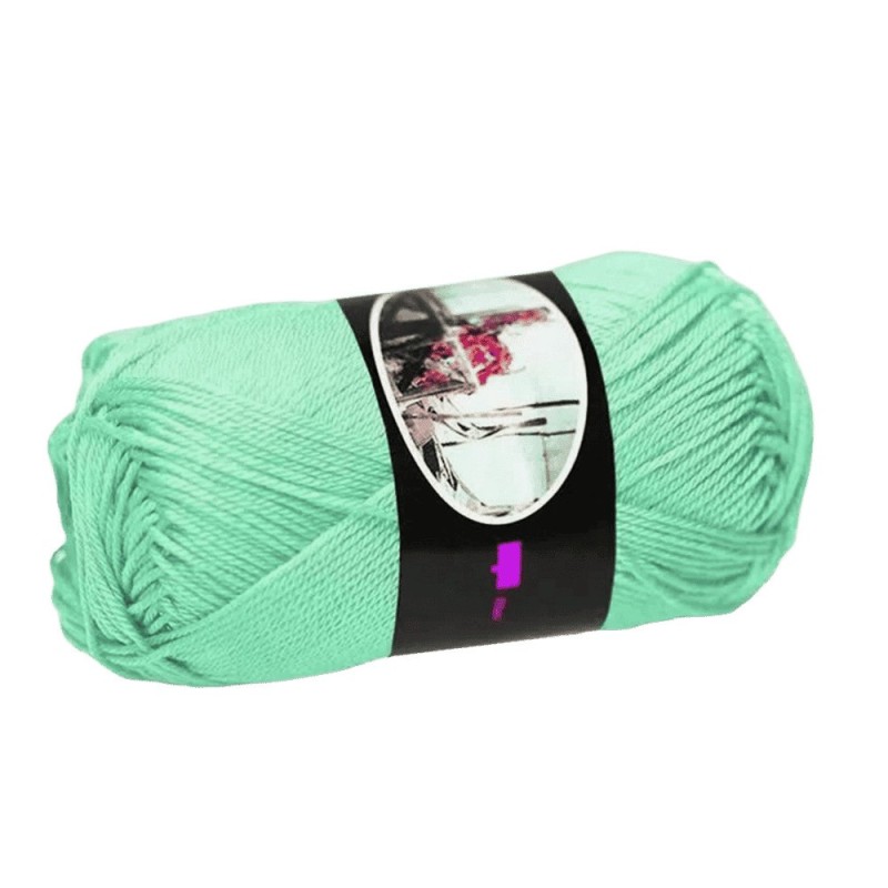 Filato Cotone Egiziano 100% Luxor Ispe – Gomitolo 50 g – Colore Verde Smeraldo 131