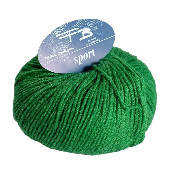 Filato Misto Lana Sport Silke - Gomitolo 50 g - Colore 33 Verde | Merceria Creativa