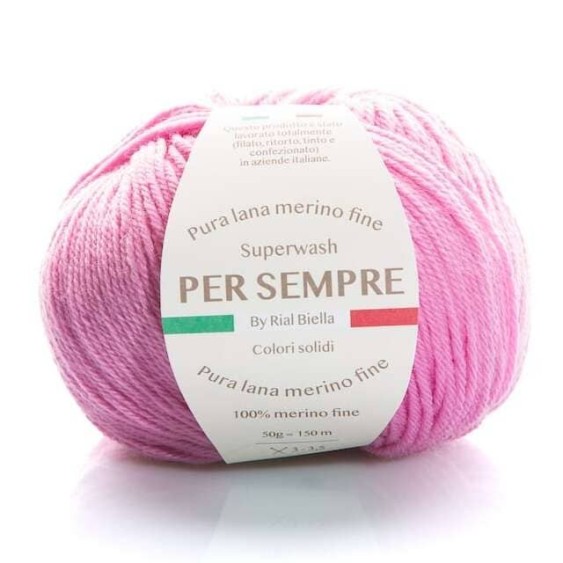 Filato Per Sempre Rial Filati Rosa 004 – Gomitolo 50 g