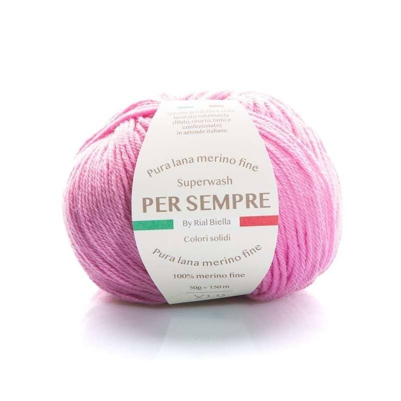 Filato Per Sempre Rial Filati Rosa 004 – Gomitolo 50 g