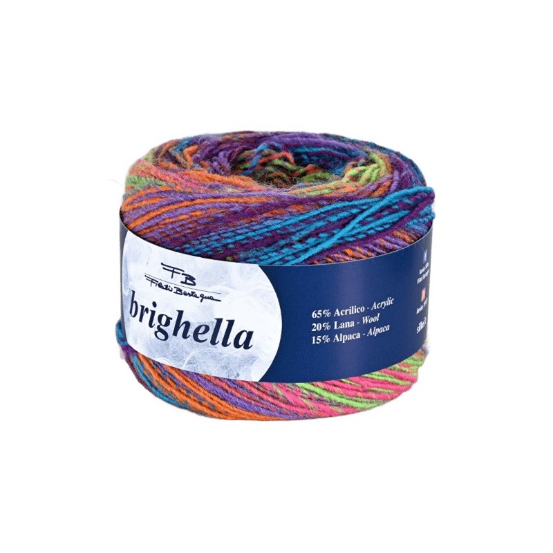 Multicolor Yarn Arcobaleno Filati Bertagna – 100 g – Color 519 Rainbow