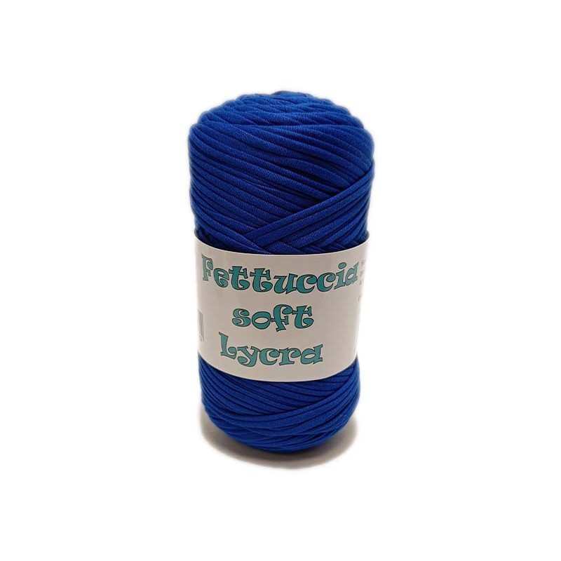 Fettuccia Soft Lycra MAS – 73 Bluette – Gomitolo 400 g