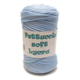 Fettuccia Soft Lycra MAS srl - Gomitolo 400 g - Colore 72 Celeste
