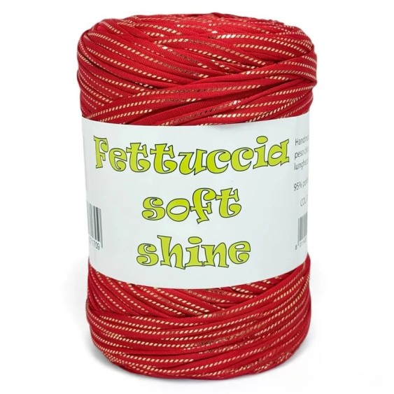 Fettuccia Lycra Shine Colore Rosso Silver 400 g | MAS srl