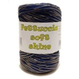 Fettuccia Soft Shine MAS srl - Gomitolo 400 g - Colore 67 Blu Gold