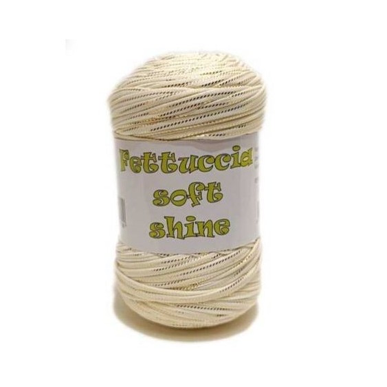 Fettuccia Lycra Shine Colore Panna Gold 400 g | MAS srl