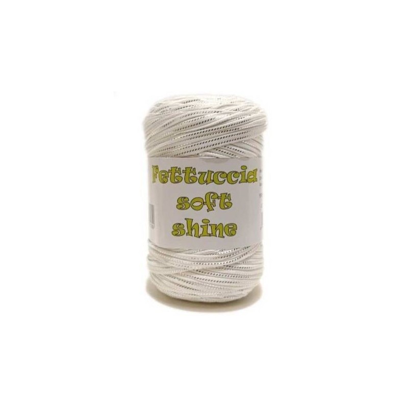 Fettuccia Lycra Shine Colore Bianco Silver 400 g | MAS srl