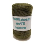 Fettuccia Soft Lycra MAS srl - Gomitolo 400 g - Colore 52 Verde Militare