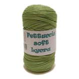Fettuccia Soft Lycra MAS srl - Gomitolo 400 g - Colore 44 Salvia